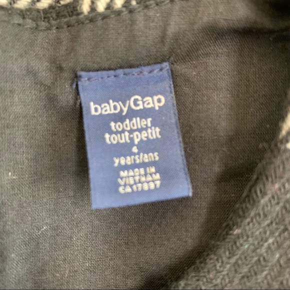 BABYGAP Tucked Jumper Plaid Grid Overall Slip Dress With Pockets Black Girl 4Y - Picture 7 of 9